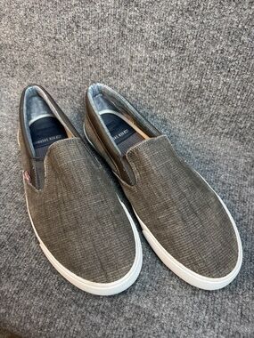 Ben Sherman Men's Slip-On Loafers in Chambray Gray Men’s 10.5